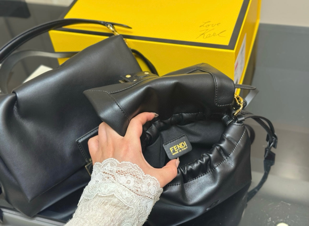 Soft Leather New Fendi woman Bag